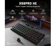 Attack Shark X68PRO HE Wireless Rapid Trigger 8kHz/128kHz Poron czarna 6972792471068 - 1349534 - zdjęcie 10